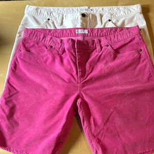 Carve Designs Pink & White Oahu 10”shorts Active Comfort